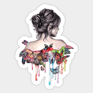 fairy in metamorphosis Sticker